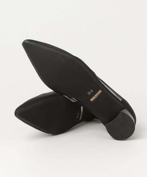 「green label relaxing」 フラットパンプス 23cm ブラック レディース_画像3