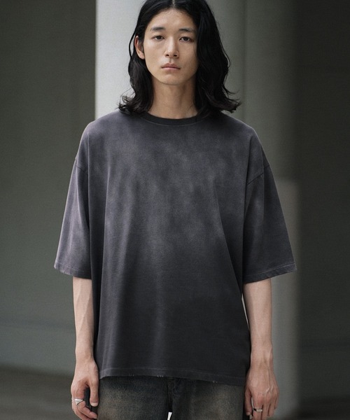 「WYM LIDNM」 半袖Tシャツ S グレー メンズ_画像2