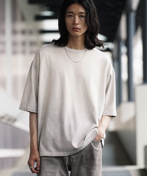 「WYM LIDNM」 半袖Tシャツ S グレー メンズ_画像3