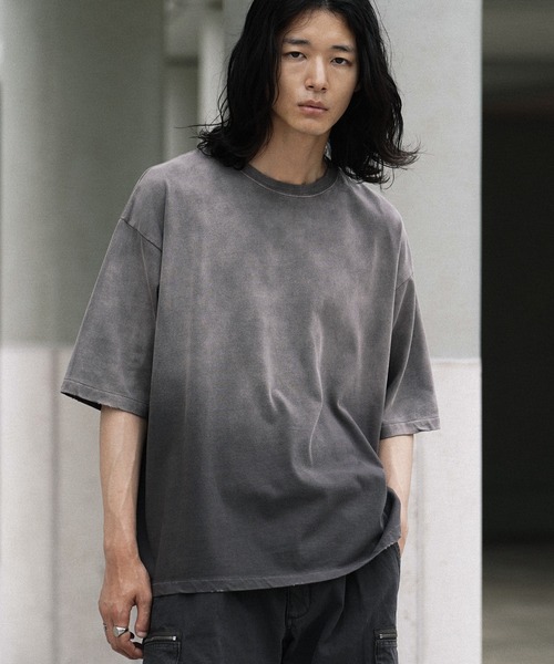 「WYM LIDNM」 半袖Tシャツ S グレー メンズ_画像4
