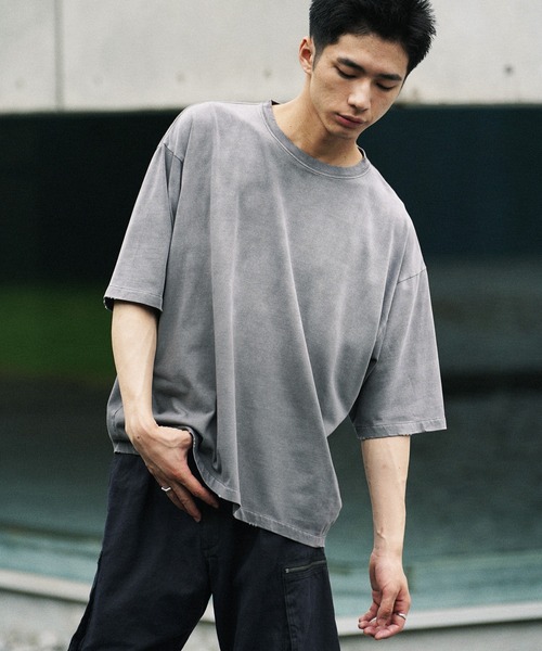 「WYM LIDNM」 半袖Tシャツ S グレー メンズ_画像5