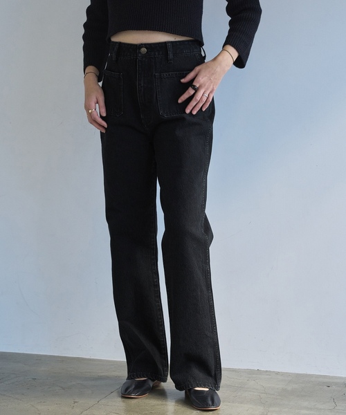 plage（プラージュ） 「Healthy Denim」デニムパンツ 24 ブラック 