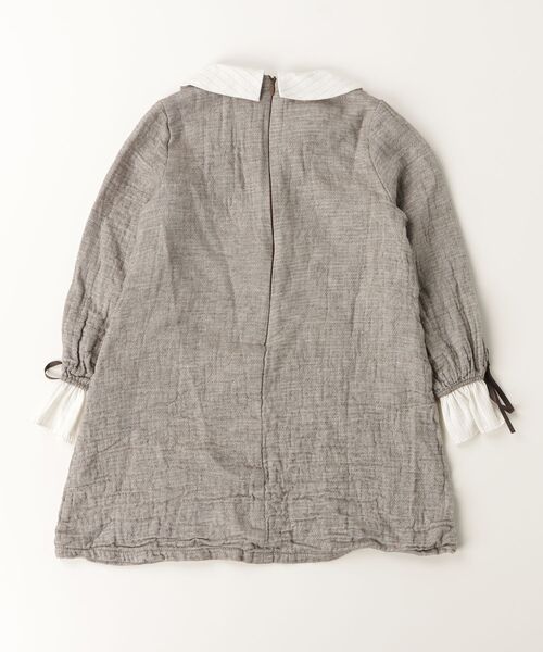 「Rora」 「KIDS」長袖ワンピース 120cm ブラウン キッズ_画像2