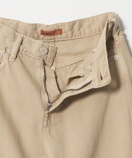 完売品NEEDBYHERITAGEベージュ デニム ワイドパンツ サイズ24 NEEDBY heritage（ニードバイヘリテージ） ワイドパンツ ジーンズ