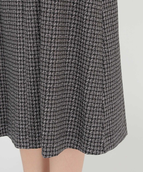 「IKKA LOUNGE」 長袖ワンピース L ネイビー レディース_画像9