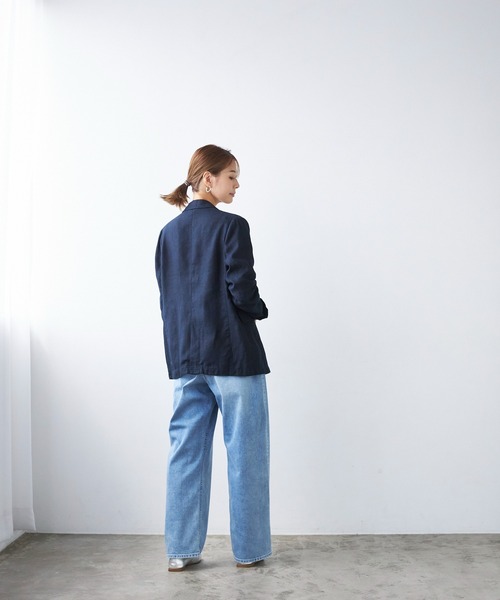 「YANUK」 デニムパンツ 27inch ブルー レディース_画像2