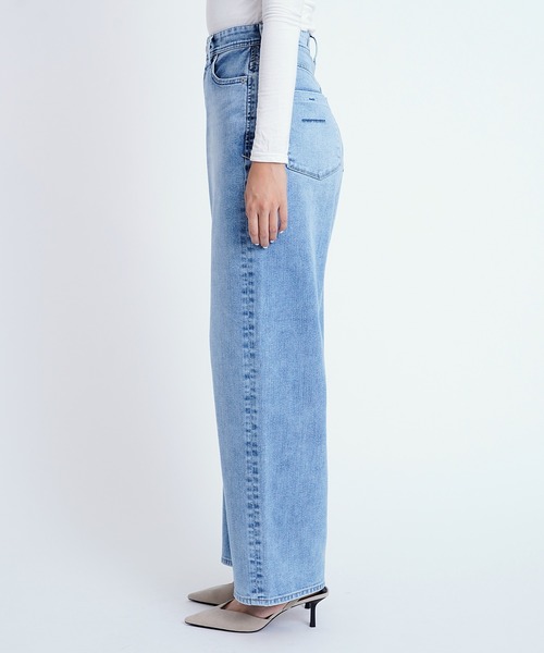 「YANUK」 デニムパンツ 27inch ブルー レディース_画像7