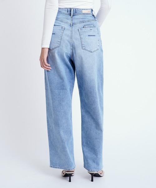 「YANUK」 デニムパンツ 27inch ブルー レディース_画像8