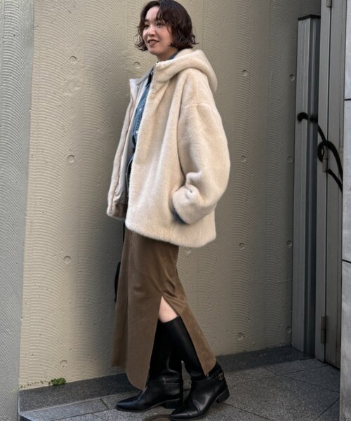 Loungedress（ラウンジドレス） ブルゾン アウター 「WEB限定」フード 