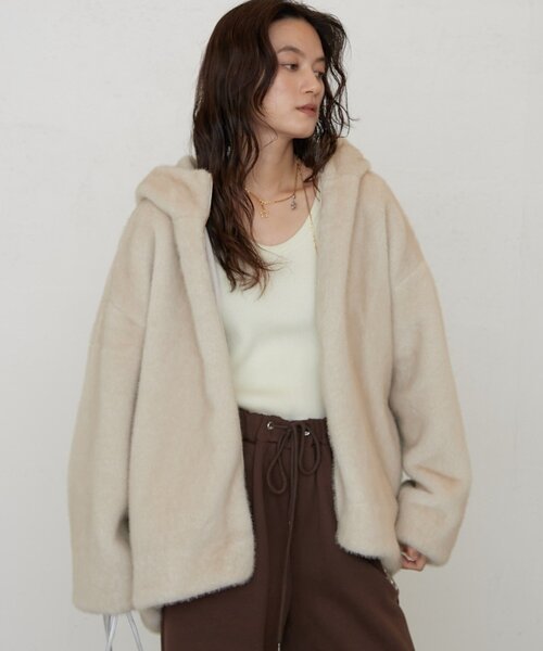 Loungedress（ラウンジドレス） ブルゾン アウター 「WEB限定」フード 