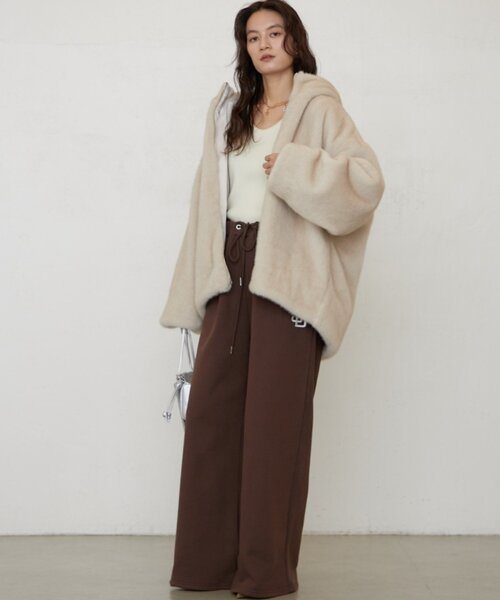 Loungedress（ラウンジドレス） ブルゾン アウター 「WEB限定」フード 