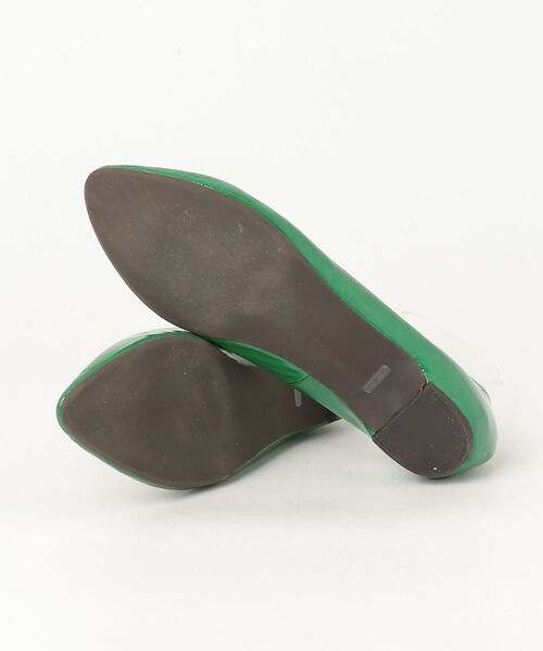 「tsumori chisato WALK」 フラットパンプス 23cm グリーン レディース_画像3