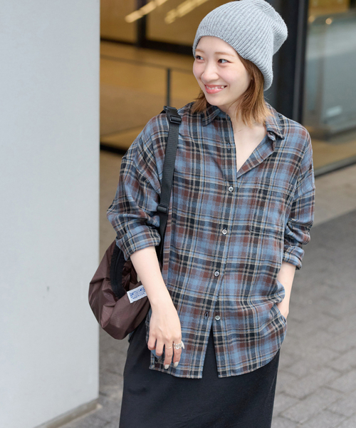 新品JOURNAL STANDARD relume チェックオーバーサイズシャツ JOURNAL STANDARD relume（ジャーナルスタンダード レリューム