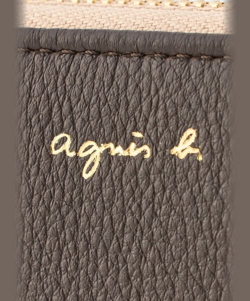 agnes b.（アニエスベー） 長財布 財布 レザー ラウンドジップ