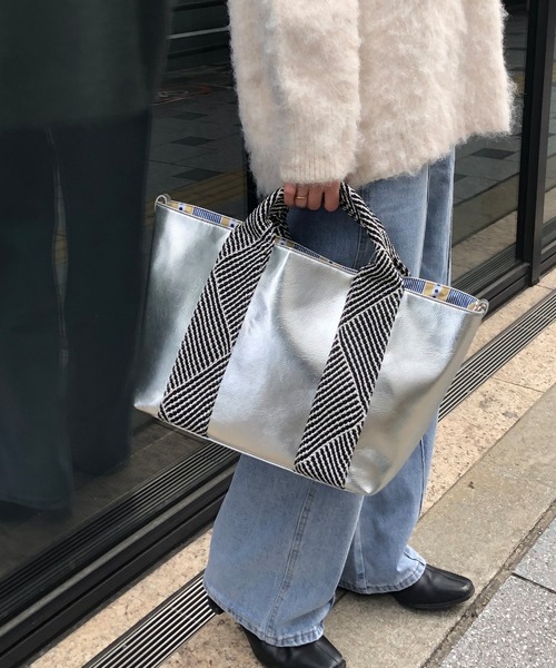 ミナペルホネン 最新フォレストタイル ハンドメイドボディバッグ