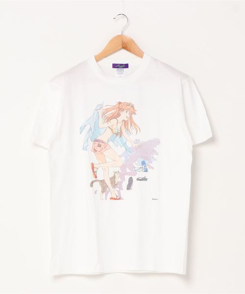 RADIO EVA アスカ Tシャツ XL ホワイト エヴァンゲリオン公式アパレル