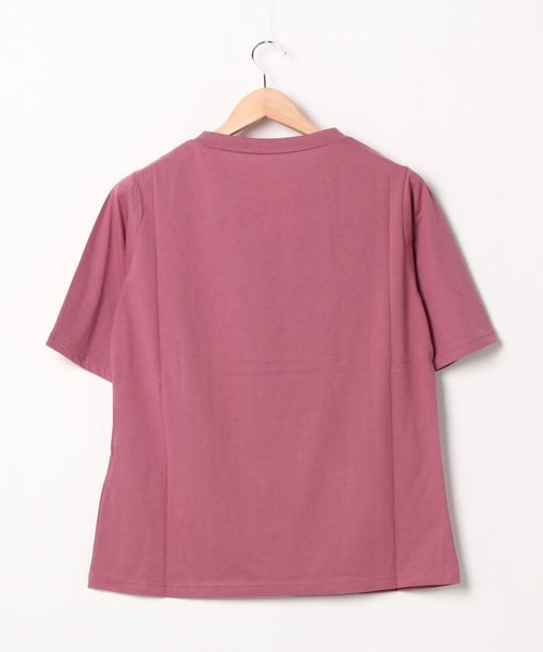 tシャツ 「汗染み防止/抗菌防臭」リブプルオーバー レディース BELLUNA tシャツ 綿100％抗菌防臭汗ジミ対策プルオーバー5枚