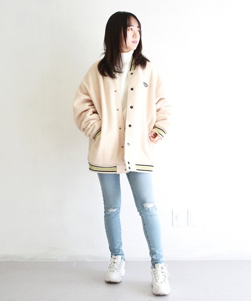 ☆ FANATIC・スタジャン/L/ポリエステルワッペンMサイズ ☆ FANATIC・スタジャン/L/ポリエステルワッペンMサイズ