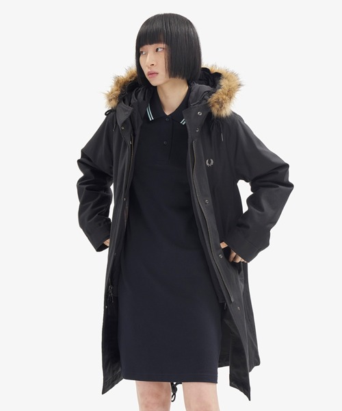 55%以上節約 コート モッズコート Women Fishtail Parka 保護 フレッドペリー モッズコート レディース モッズコート