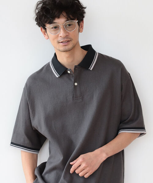 ポロシャツ B:MING by BEAMS / リネンシャツ地 ビッグポロシャツ|ZOZOTOWN |11