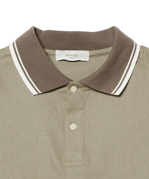 ポロシャツ B:MING by BEAMS / リネンシャツ地 ビッグポロシャツ|ZOZOTOWN |22