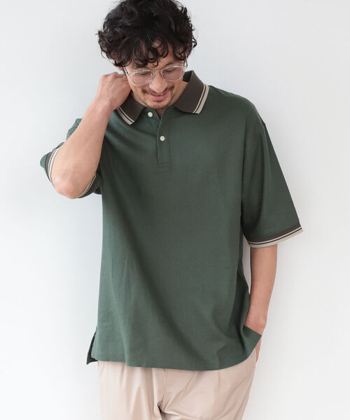 ポロシャツ B:MING by BEAMS / リネンシャツ地 ビッグポロシャツ|ZOZOTOWN |04