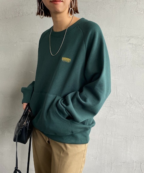 UNIVERSAL OVERALL ユニバーサルオーバーオール スウェット 別注 ワンポイント刺繍 ラグランスリーブスウェット ZOZOTOWN Yahoo 店 - 通販 - Yahoo ショッピング