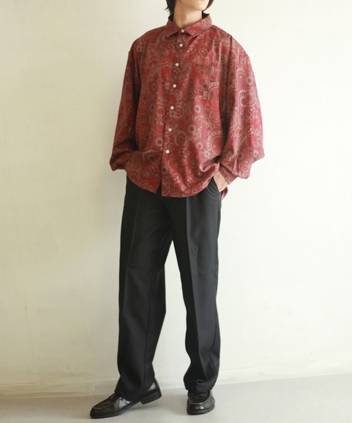 エトロ　総柄プリントシャツ　　　値下げしました。 ETRO プリント シャツ | ブルー | FARFETCH JP