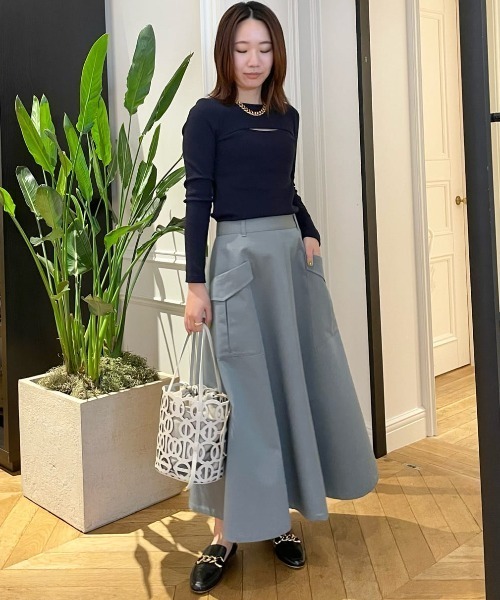 allureville / アルアバイル 2WAYオープンヨークRIB プルオーバー 2WAYオープンヨークRIB プルオーバー|allureville OFFICIAL SITE