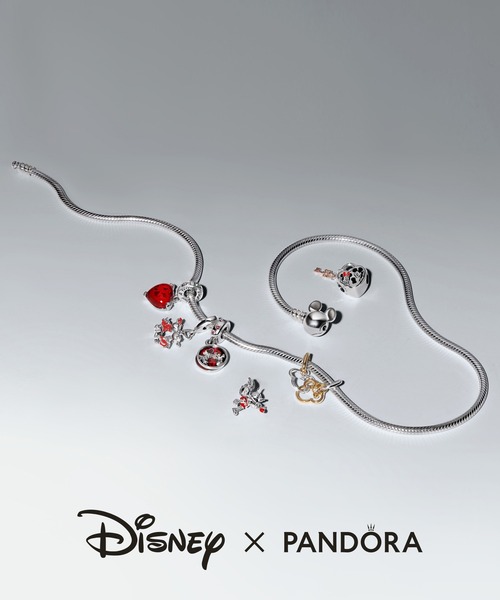 非売品 コラボ パンドラ PANDORA ディズニー 愛＆キス ミニー