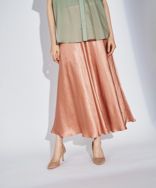 グレースコンチネンタル（GRACE CONTINENTAL）/サテンフレアスカート GRACE CONTINENTAL（グレースコンチネンタル） スカート サテンフレア