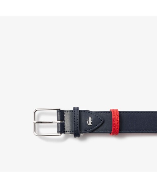 レディースベルト リバーシブル LACOSTE（ラコステ） ベルト バイカラーリバーシブルレザーベルト