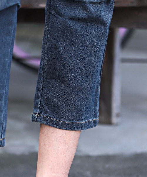 LUXSTYLE ジーンズ デニムクロップドパンツ メンズ : ZOZOTOWN