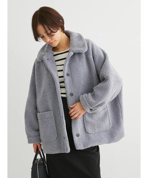 Green Parks（グリーンパークス） ジャケット ブルゾン 衿付きボア