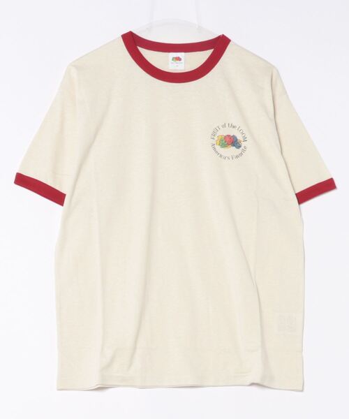 FRUIT OF THE LOOM tシャツ リンガーTシャツ2 メンズ レディース