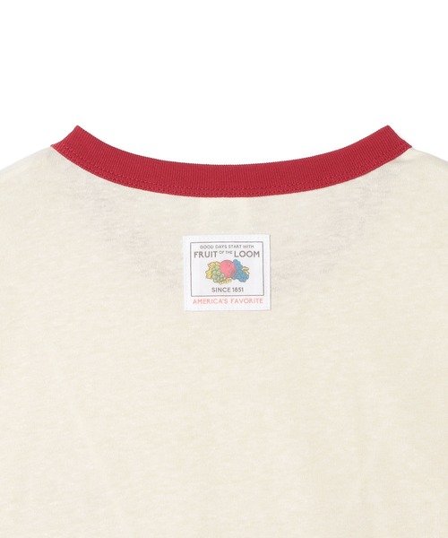 マーク　リンガー　Tシャツ　S ショーケース　Firstfruit 2 FRUIT OF THE LOOM tシャツ リンガーTシャツ2 メンズ レディース