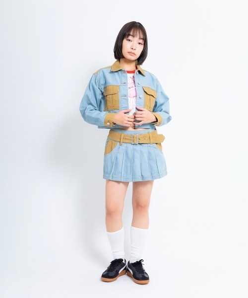 スカート ANNA SUI NYC ツートーン ツイルスカート 「SP」 : ZOZOTOWN 