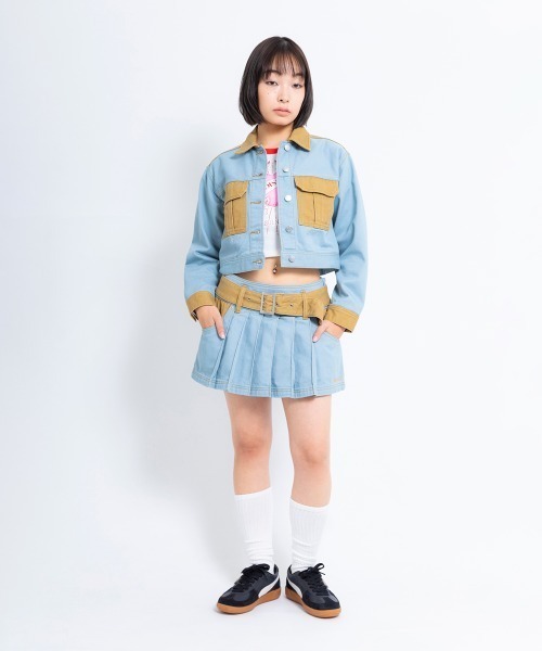 スカート ANNA SUI NYC ツートーン ツイルスカート 「SP」 : ZOZOTOWN  