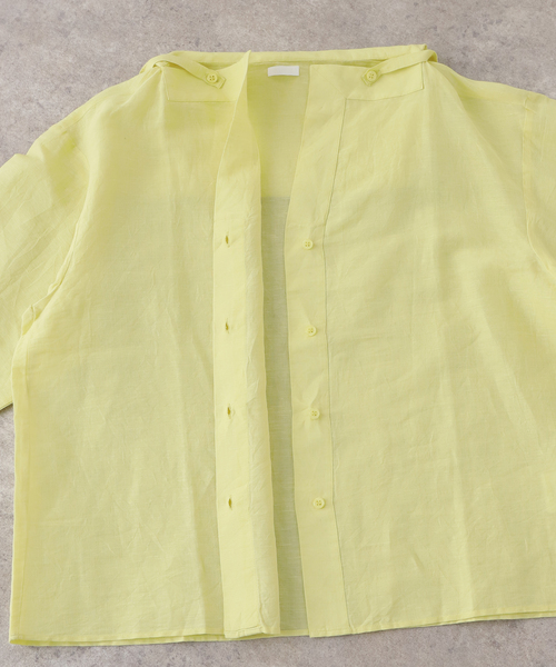 ブラウス シャツ 「SEEALL / シーオール」OVERSIZED SAILOR TOP：ブラウス レディース SEEALL ブラウス シャツ 「SEEALL / シーオール」OVERSIZED