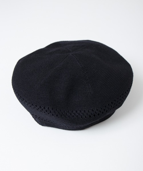 RACAL 帽子 ベレー帽 Whole Garment Single Knit Beret / ホール
