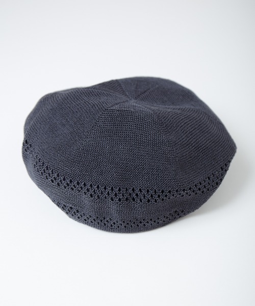 RACAL（ラカル） 帽子 ベレー帽 Whole Garment Single Knit Beret