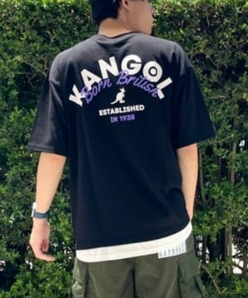 SEVENTEEN  Tシャツ コラボ KANGOL  レディース  メンズ KANGOL tシャツ カンゴール 別注コラボ オーバーサイズ袖ライン