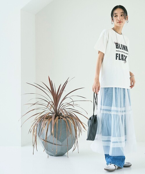 DouDou tシャツ 「WEB限定」ジャガープリントTEE レディース