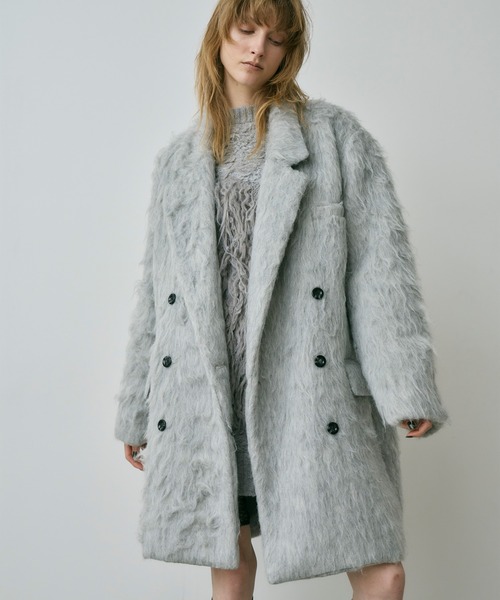 ラベルエチュード コート BIGシャギーコート LA BELLE ETUDE（ラベルエチュード） ダウンコート ダウンジャケット