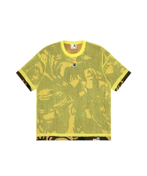 「新品」A Bathing Ape エイプ　メッシュ　Tシャツ　L 定価5万 AAPE BY A BATHING APE（エーエイプバイアベイシングエイプ） tシャツ