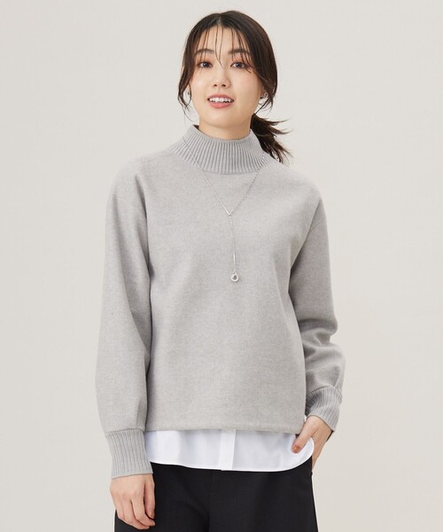 tシャツ 「WEB限定カラーあり」ニードルパンチ カットソー レディース