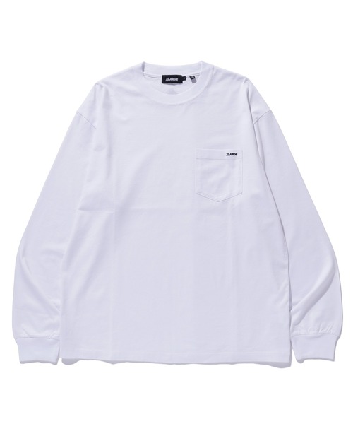 AUTHENTIC L/S TEAM POCKET TEE Sサイズ XLARGE tシャツ MINI STANDARD LOGO L/S POCKET TEE メンズ