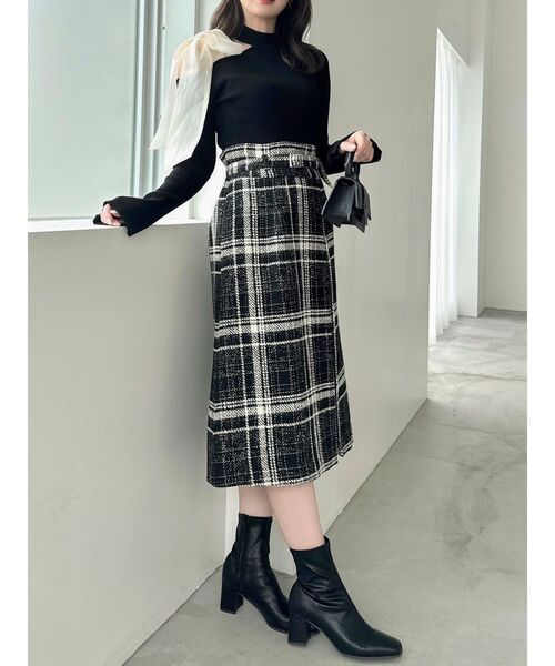 dazzlin☆ダズリン☆ジップスリットミディスカート