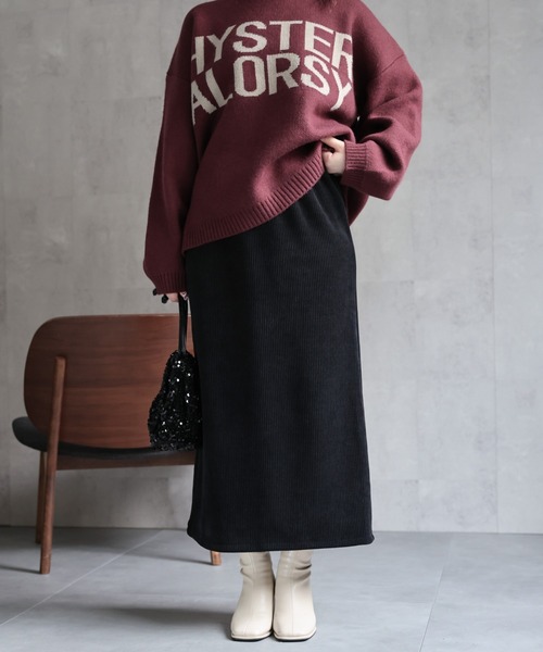 ap retro スカート 「選べるカラー」タイトスカート/コーデュロイ