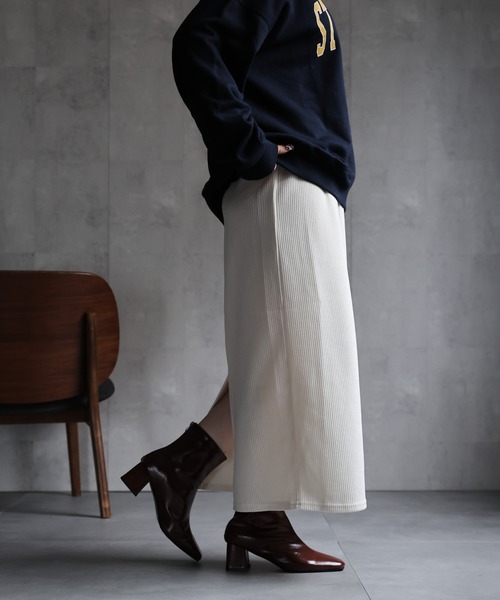 ap retro スカート 「選べるカラー」タイトスカート/コーデュロイ